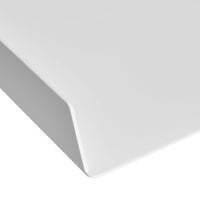 Basics Rectangular Plastic Desk Organizer, Letter Tray, White, 2-Pack