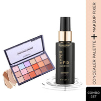 Seven Seas Light weight, Makeup Fixer, | Contour Concealer Palette with | Full Coverage | face makeup (Combo set) (Nude)