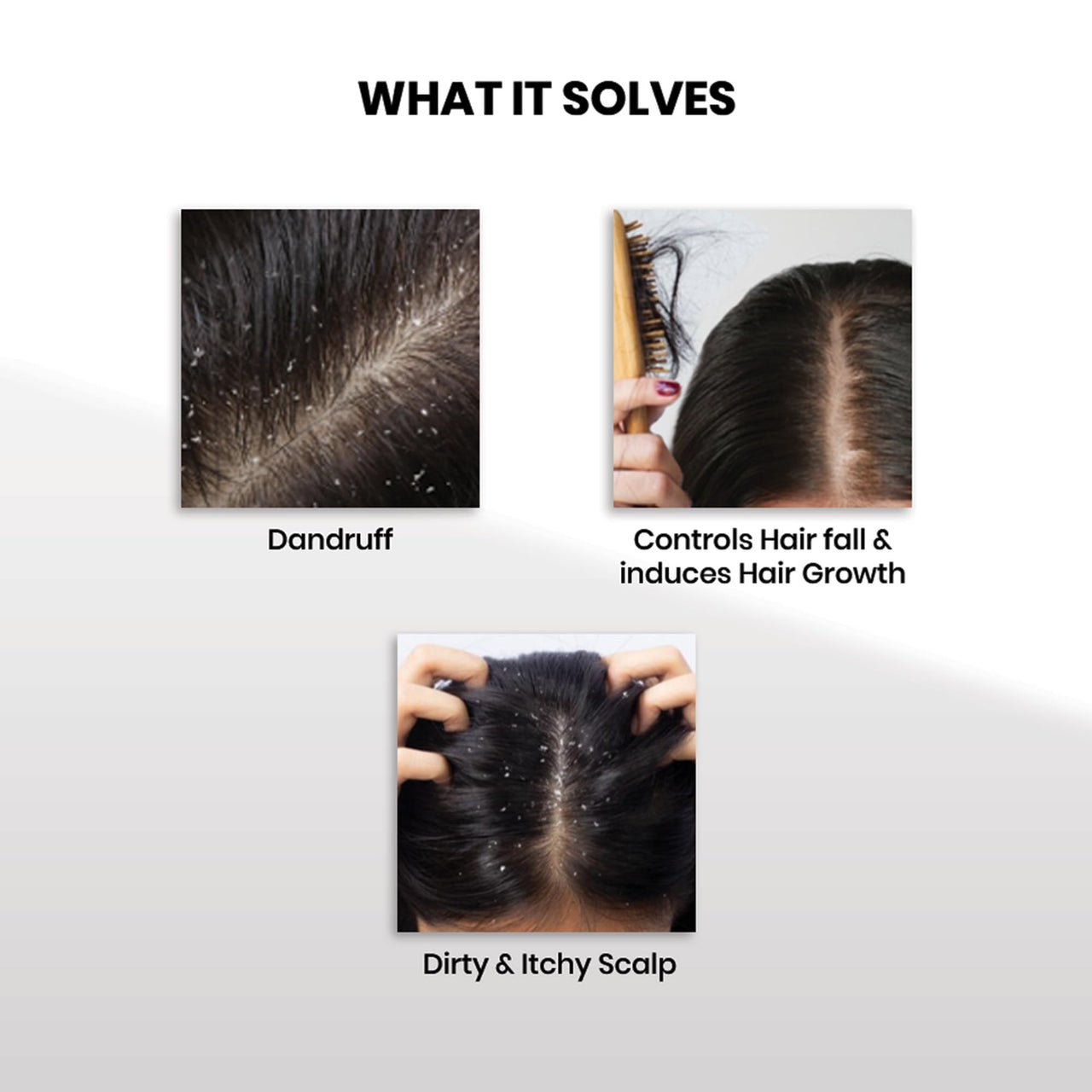 ThriveCo Hair Fall & Repair Kit | Exfoliating Scalp Scrub (25ml) | Vitalizing Serum (10ml) | Hair Serum 2.0 Roll On | Promotes Hair Growth, Clears Dandruff & Buildup | Travel-Friendly