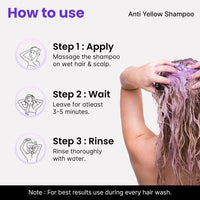 2.Oh! Italian Anti Yellow Shampoo | Purple Shampoo for Coloured, Highlighted, Blonde Hair | Neutralising Hair Toner for Bleached Hair | Blue Shampoo for Grey Hair | With Argan Oil for Dry Frizzy Hair