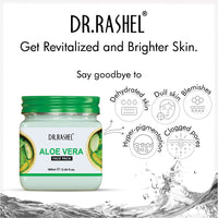 DR.RASHEL Aloe Vera Face Pack for Glowing Skin, Oil Control, Acne, Pimples, Detan, Blemishes, Pigmentation & Brightening, Face Cleansing for Face & Body (380 Ml)
