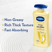 Vaseline Deep Moisture Body Lotion |For Dry Skin| Moisturised Glowing Skin| With Pro Ceramides 400ml
