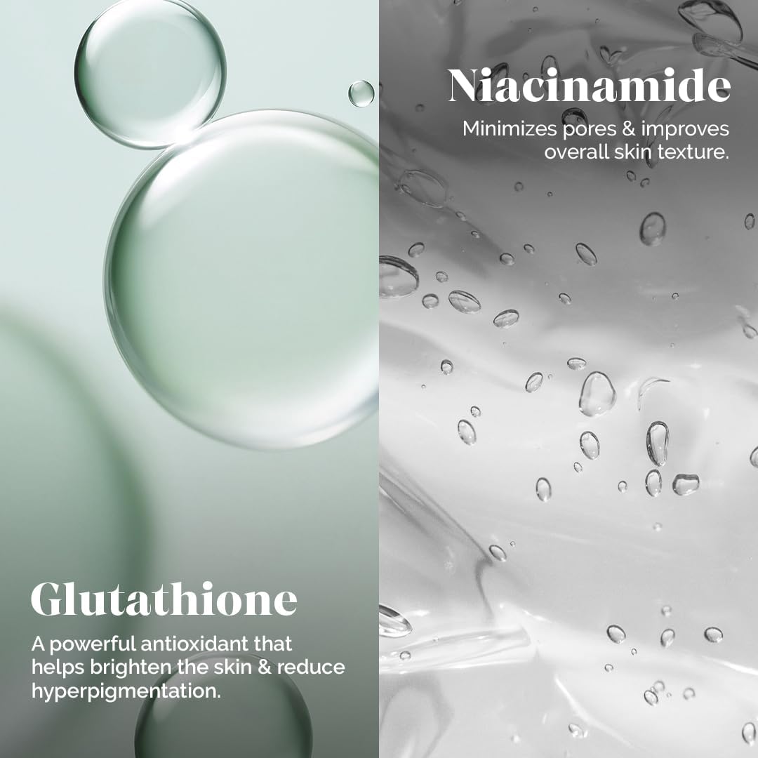 LuxaDerme Korean AM/PM Toner Pads | Remove Impurities & Tighten Pores | Even tone & Hyrdated Skin | Achieve Korean Glass Skin Glow | 91% Natural Ingredients with Niacinamide, Gluathione & Astaxanthin | 60 Pads