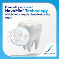 Sensodyne Toothpaste Repair & Protect Combo pack, tooth paste for deep repair of sensitive teeth, 140 gm multi-pack (70 gm x 2)