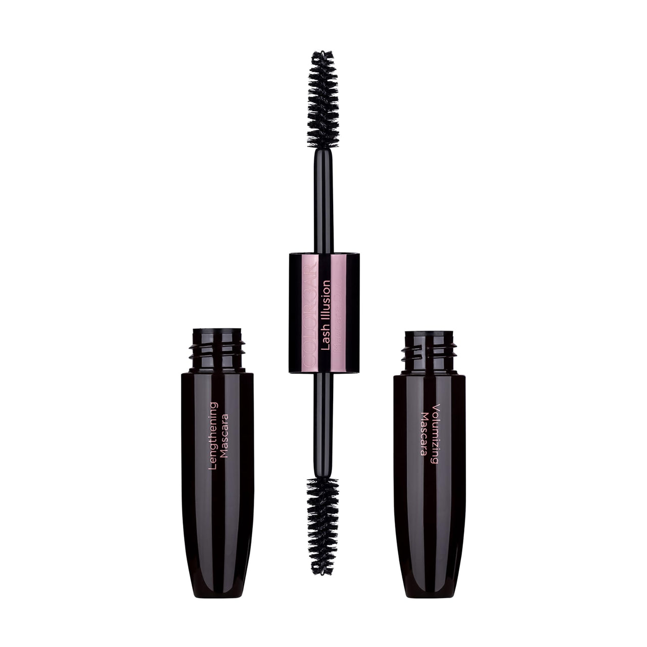 Colorbar Duo Mascara, Carbon Black, 4ml | Lengthening | Volumizing | Smudge-proof and waterproof