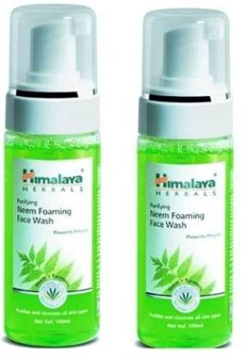 Himalaya Herbals Purifying Neem Foaming Face Wash, 150ml (Pack of 2)