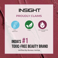 Insight Cosmetics Smudge Free Lip Mud|Ultra Matte Flawless Texture |smudge Proof |Water Proof |Long Lasting |Non Transferable |One Strock Application |Light Weight Formula,3.5 gm (Stormy, 3.5 gm)
