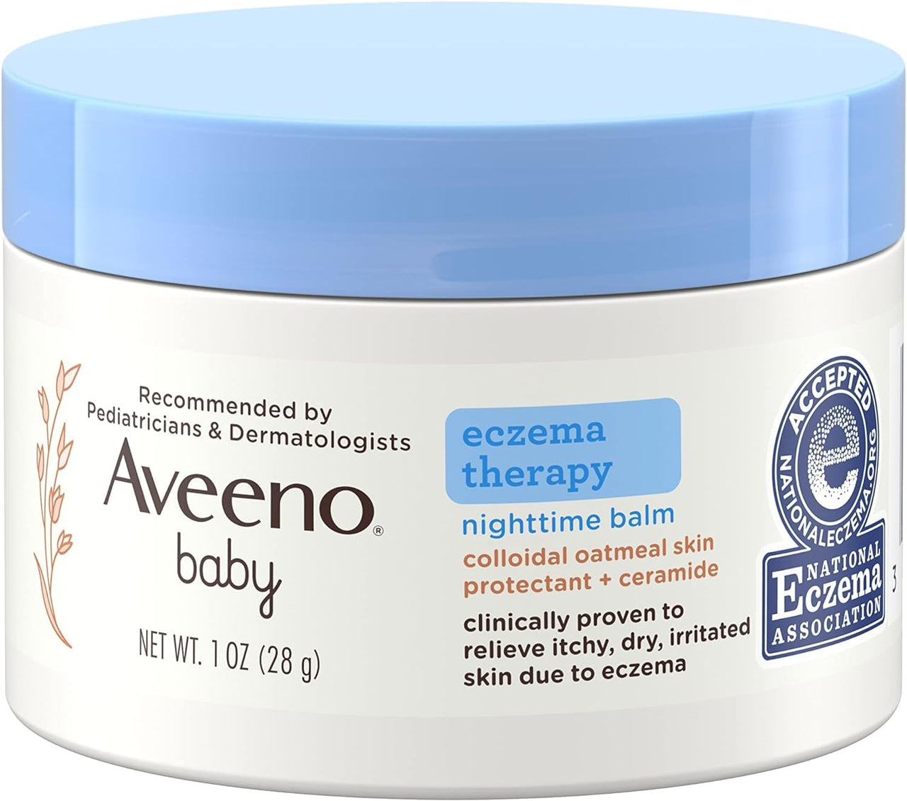 Aveeno Baby Eczema Therapy Night Time Balm, 1 oz (ONLY 1 PCS)
