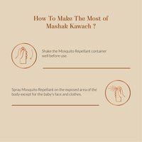 Baby Forest Mashak Kawach Baby Mosquito Repellant Spray | Mosquito Repellant Spray for Babies | Made with Lemongrass Oil, Cedarwood & Lavender Oil | Derma Safe | 100ML | Pack of 1