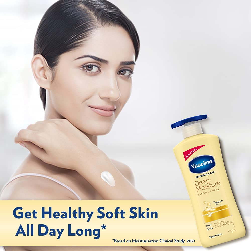 Vaseline Derma Care Advanced Repair Body Lotion 400 ml & Vaseline Intensive Care Deep Moisture Nourishing Body Lotion 400 ml