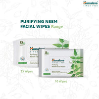 Himalaya Purifying Neem Facial Wipes, 25 Count