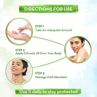 Mamaearth Ubtan Sunscreen Body Lotion SPF 30 with Turmeric & Saffron for Glowing Skin – 300 ml