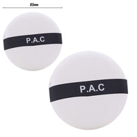PAC Beauty Blender Makeup Puff (1 Pc) | Large Cotton Powder Puff for Women | Soft Foundation Sponge with Strap | Round | Beauty Tools for Dry & Wet Use - White