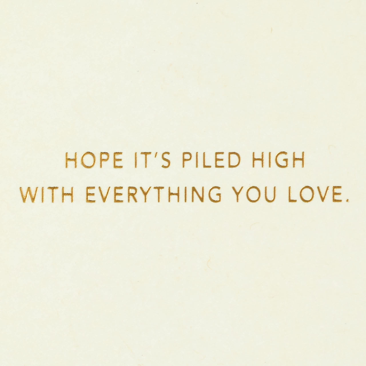 Hallmark Signature Birthday Card (Triple Cheeseburger) Triple Cheeseburger