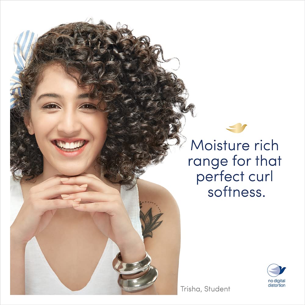 Dove Beautiful Curls Sulphate Free Shampoo 380 ml, For Curly Hair