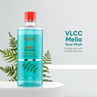 VLCC Melia Face Wash - 500ml | Controls Excess Oil | Helps Fight Acne, Blackheads & Whiteheads | Skin Purifying Face Wash | Deep Clean Effect | With Chamomile, Tea Tree Oil, Neem & Sandalwood.