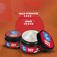 Set Wet Hair Wax For Men - Glaze Wax, 60g | Healthy Shine, Strong Hold, Restylable Anytime, Easy Wash off | No Paraben, No Sulphate, No Alcohol