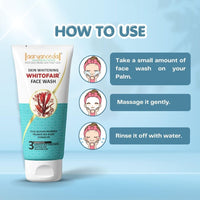 Aryanveda Blemishend Face Wash 60ml And Whitofair Unisex Face wash That Brightens Up Skin | UV Absorption | Regulates Melanin, 60ml