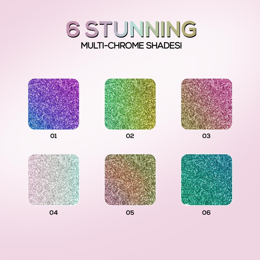 RENEE Holographic Eyeliner, Smudge-Proof & Long-Lasting, Easy Glide & Quick-Drying Formula with Monochrome Effect, Intense Color Pay-Off, Infused with Vitamin E, 04 Neptune