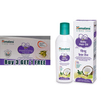 Himalaya Extra Moisturizing Baby Soap (75g, Buy 3 Get 1 Free) & Himalaya Baby Hair Oil 100 ml