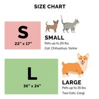 Furhaven ThermaNAP Self-Warming Cat Bed for Indoor Cats & Large/Medium Dogs, Washable & Reflects Body Heat - Quilted Faux Fur Reflective Bed Mat - Snow Leopard, Large