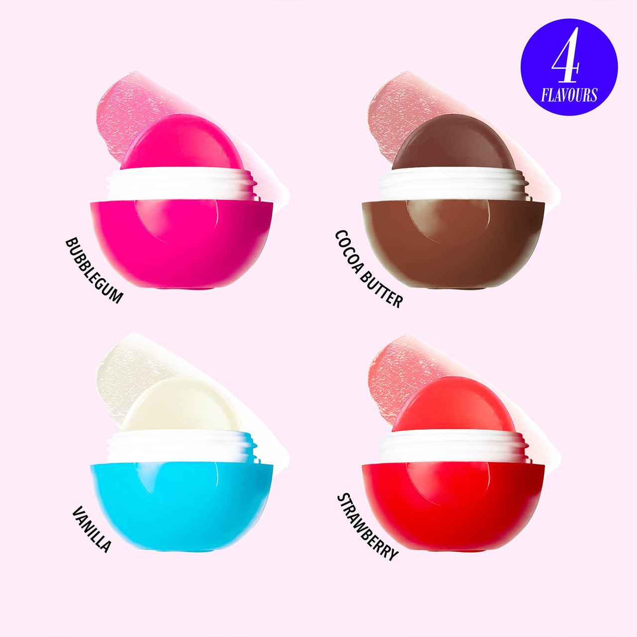Blue Heaven Tinted Lip Balm infused with Shea Butter, Almond oil and Vitamin E - Bubblegum, 8g