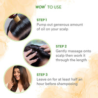 WOW Skin Science Rosemary with Biotin Hair Growth Oil | Stimulates New Hair Growth | Controls Hair Fall & Reduces Hair Breakage | Gives Healthy Hair