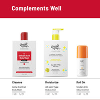 Chemist at Play 1% Salicylic Acid Body Wash 473ml | Paraben & SLS Free | Gentle Exfoliating Shower Gel | Prevents Body Acne, Bumpy Skin & Deep Cleanses Skin | For Men & Women