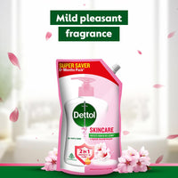 Dettol Liquid Handwash Refill – Skincare Hand Wash- 675ml (Pack fo 3) | pH Balanced | 10x Better Germ Protection