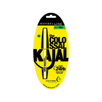 Maybelline New York Colossal Kajal, Black, 0.35g & New York Baby Lips Natural Finish Lip Balm, Pink Lolita, 4g