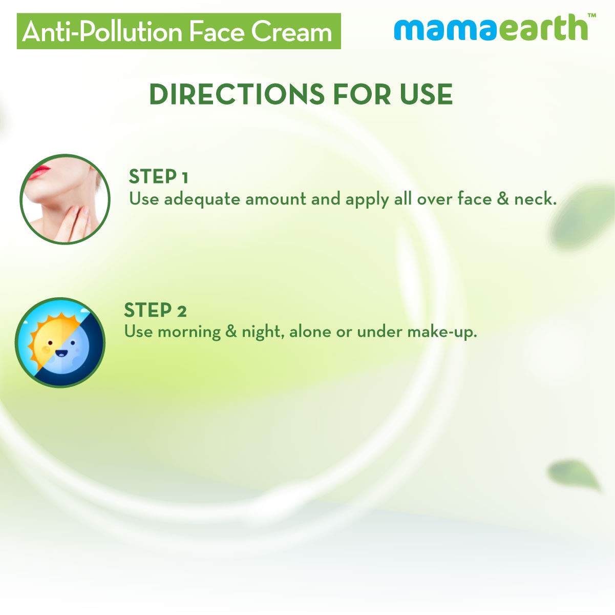 Mamaearth Anti-Pollution Daily Face Cream for Dry & Oily Skin with Turmeric & Pollustop® For a Bright Glowing Skin 80ml
