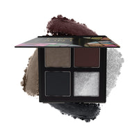 FACESCANADA 4 In 1 Quad Eyeshadow Palette - Smokey Game 07, 4.8G | Shimmer & Matte Shades | Satin Matte Finish Eye Shadow Quartet | Intense Pigment | Long Lasting | Vitamin E Enriched | Vegan