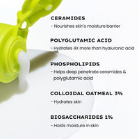 Hyphen Moisturizing Creamy Face Wash for Dry & Sensitive Skin | 2% Ceramides & Polyglutamic Acid | Barrier Repair, Hydration & Gentle Cleansing | Facewash, Oily, Dry, All Skin Types| Face Cleanser for winters | Skin Care Products | Face Care Daily Cleanse