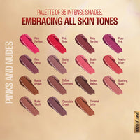 Lakmé 9To5 Powerplay Priming Matte Lipstick, Lasts 16Hrs, Peachy Affair, 3.6G