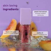 Plum Keep It Glossy Serum Lip Gloss With Hyaluronic Acid | Luminous Finish | Highly Pigmented | Instant Hydration | 100% Vegan & Cruelty Free | 07 Brown Beam