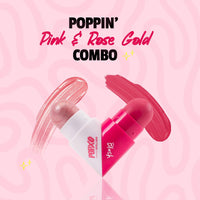 MyGlamm POPxo Blush & Highlighter Combo - It's Giving (Coral & Gold) | Face Makeup Kit for Women with Highlighter & Blush Stick | Twisting Heart Shape | Rich Blush | Natural Finish Highlighter |2.5g each