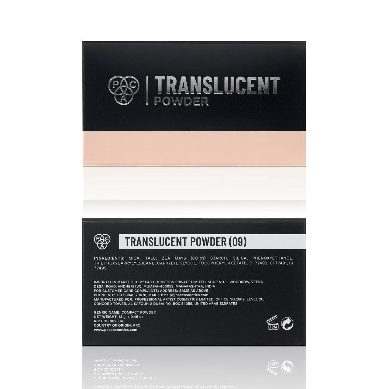 PAC Translucent Powder (09) (13 gm)