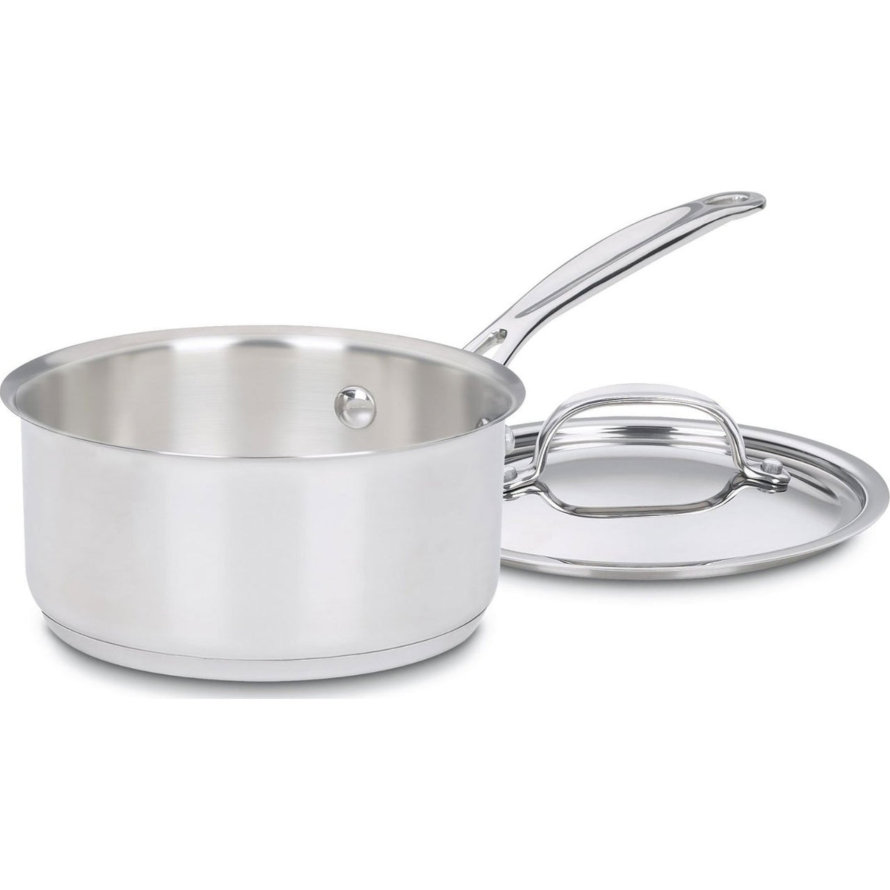 Cuisinart 1 Quart Saucepan w/Cover, Chef's  Classic Stainless Steel Cookware Collection, 719-14