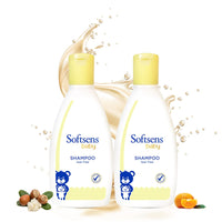 Softsens Baby TEAR FREE Shampoo | Mild, Hypoallergenic, Paraben & Sufate Free (200ml x Pack of 2)