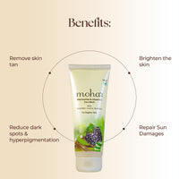 Vedistry Moha: Niacinamide & Vitamin C Brightening Face Wash | Hydrating Cucumber & Dark Spot Reducing Licorice | Glowing Skin | Unisex | 100 Ml