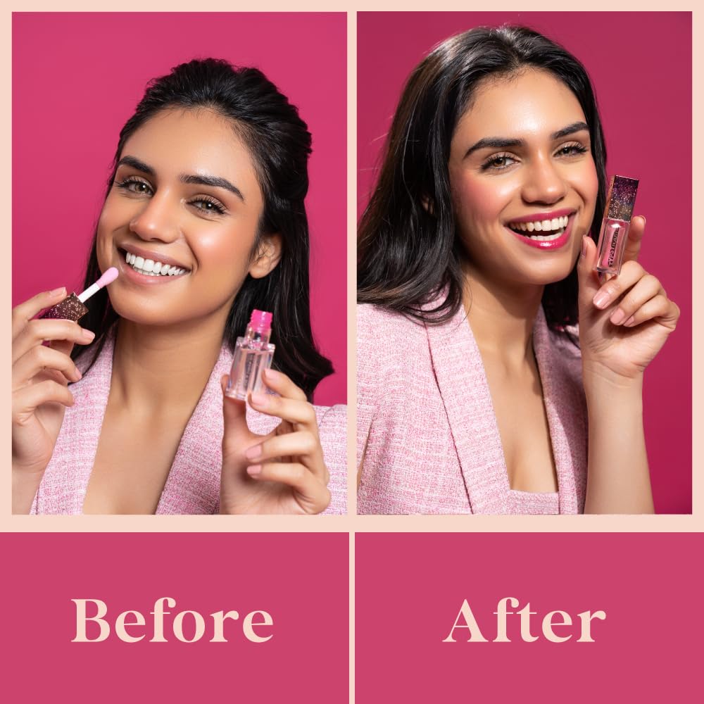 Typsy Beauty 3D Rose Blush & Shade Shifter Lip & Cheek Oil Combo pH-Activated, Hydrating Lip & Cheek Tint,Bleeding Heart 03 Blendable Blush for a Radiant, Natural Glow Vegan & Paraben Free