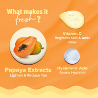 Aqualogica Glow+ Milk Fluid Moisturizer with Papaya & Vitamin C | Lightweight Milk-Like Texture | Brightens Skin | 48-H Deep Moisturization I For Normal To Combination Skin | Non Sticky, Quick Absorbing & Hydrating | 70 ml