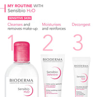 Bioderma Sensibio H2O Daily Soothing Cleanser, Make up Pollution & Impurities Remover Face Eyes Sensitive skin, 100ml