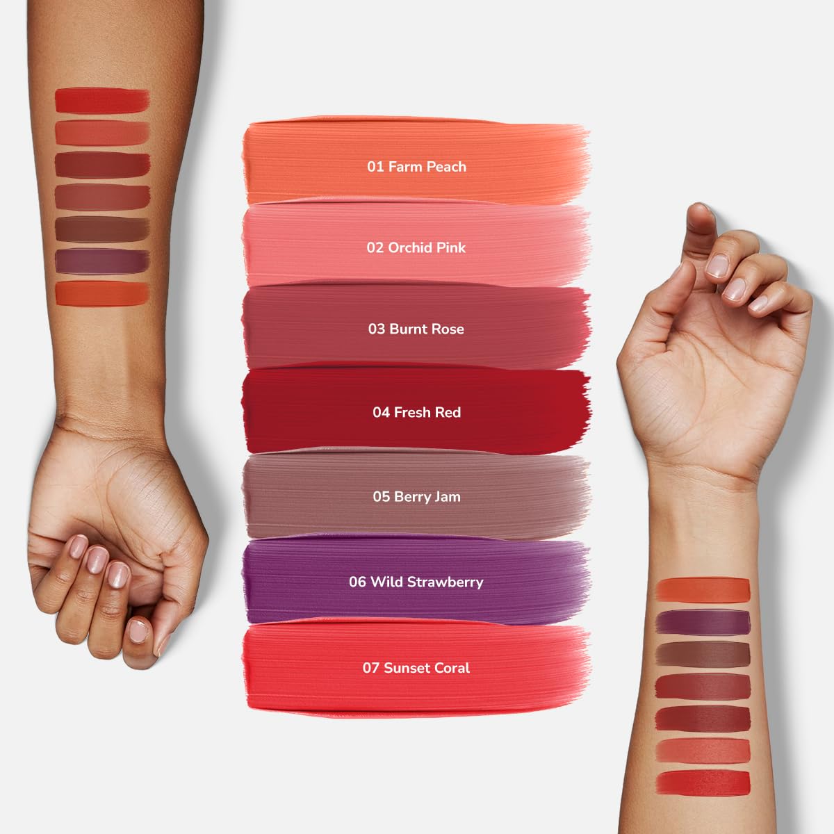 Mila Beaute BaeBee Lip & Cheek Tint I Creamy Formula, Matte Finish I Long Lasting I With Jojoba Oil (01 Farm Peach)