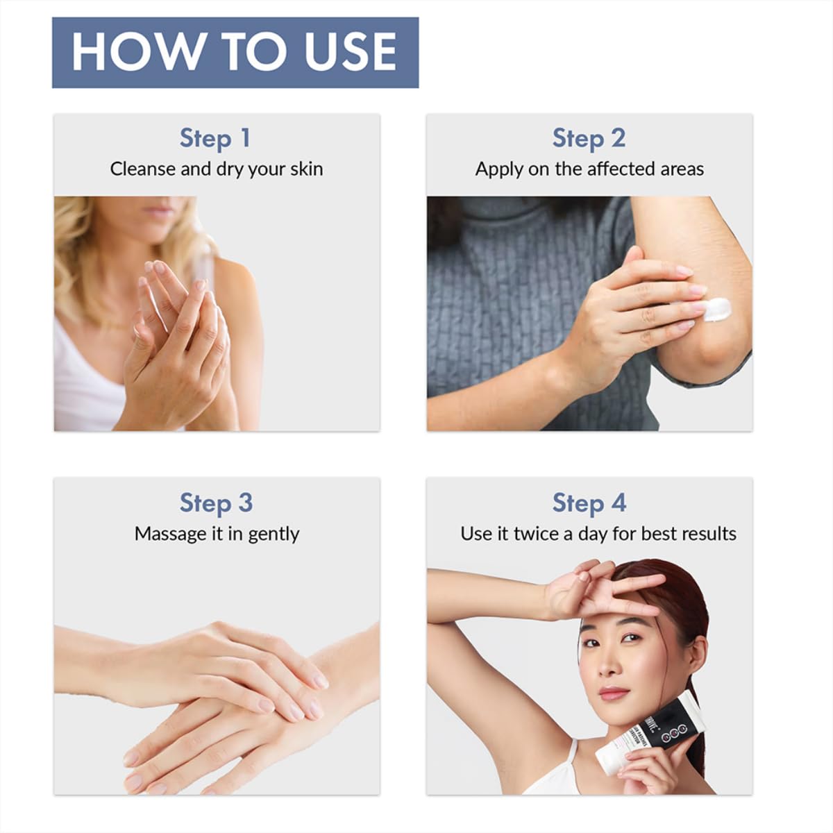 ThriveCo Dark Patches Corrector Cream| Dark Patches Removal | With Retinal &Niacinamide for Dark Neck, Underarms, Inner Thighs, Knuckles, Elbows & Knees. Men & Women | 100ml