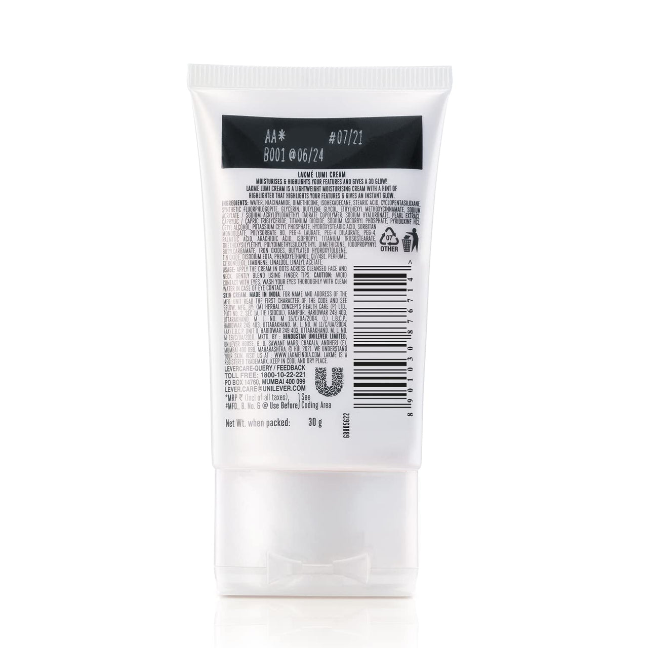 Lakmé Sun Expert Tinted Sunscreen 50 SPF, 100 g & Lakmé Lumi Cream,Moisturizer with highlighter, Enriched with Niacinamide for all skin type,30 gm