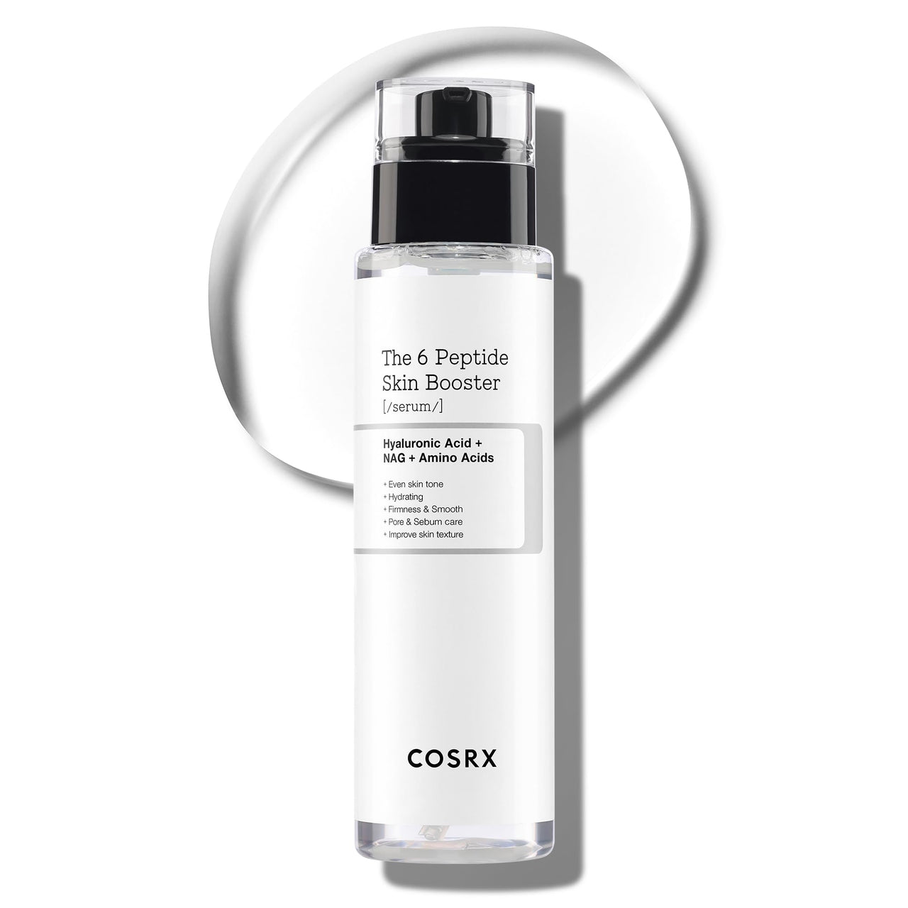 COSRX 6X Peptide Collagen Booster Toner Serum 150ml, Skin Renewal Boosting Facial Essence, Niacinamide & Hyaluronic Acid for All Skin Types, Korean Skincare, Paraben Free