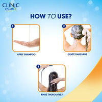 Clinic Plus Strength & Shine With Egg Protein Shampoo, 355 ml