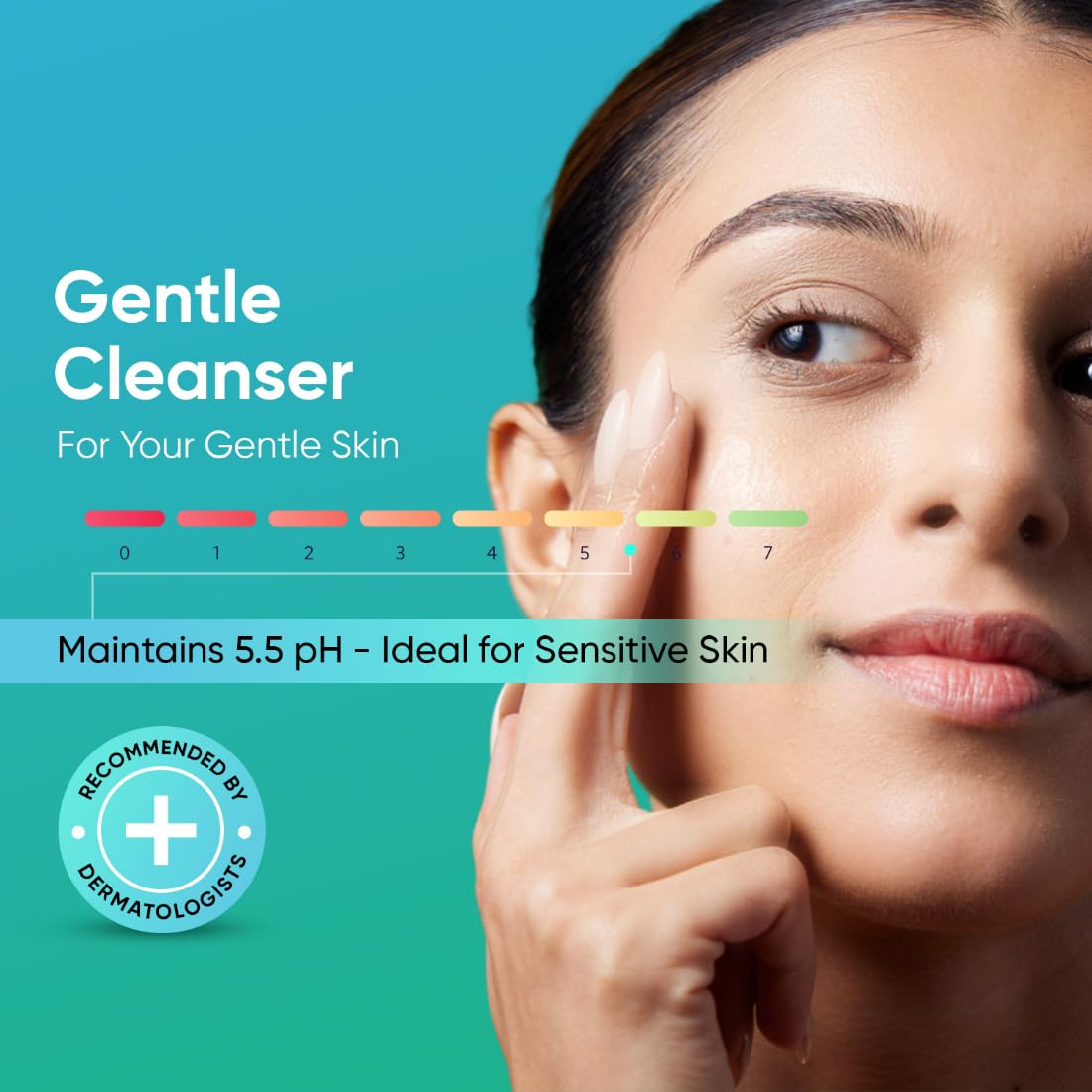 Glenmark Episoft Cleansing Lotion for Sensitive & Dry Skin I Cleanser for face | Gentle Cleanser removes Excess oil I Moisturises and Makes Skin Soft and Glowing I Makeup cleanser I Free of SLS | 125ml