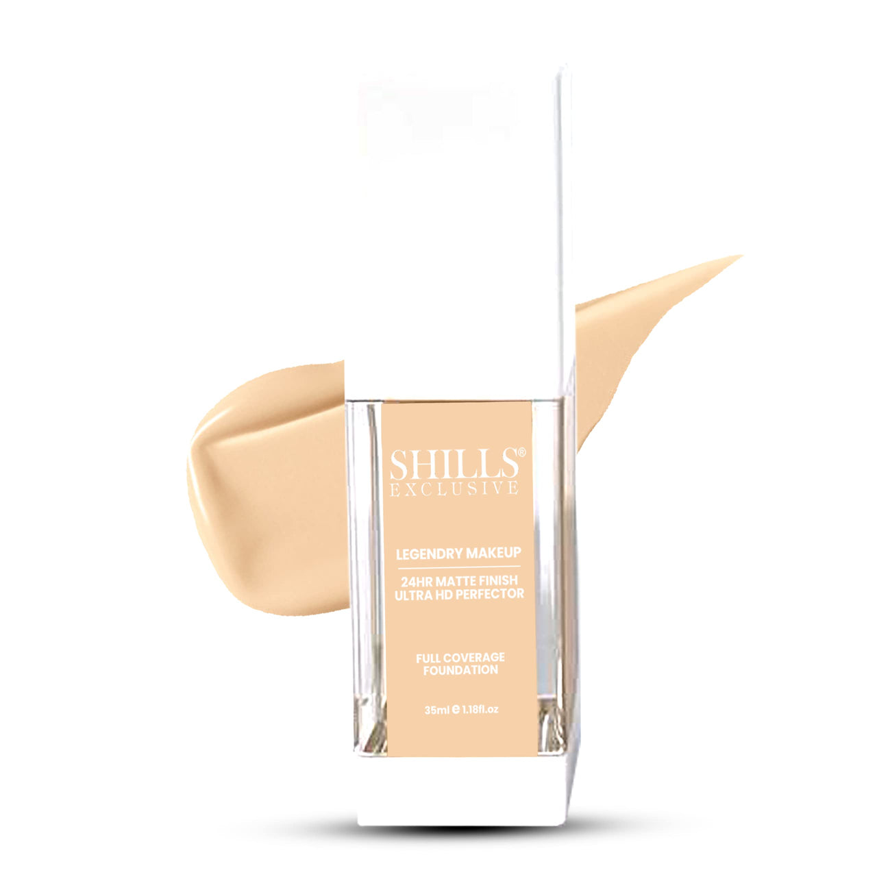 Shills exclusive full coverage Matte finish professional makeup foundation Shade 01 (GOBI)